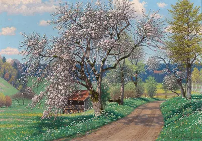 A Spring Day by Fritz Müller-Landeck — digital art print download