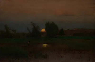 Moonrise by George Inness, 1887 — digital art print download