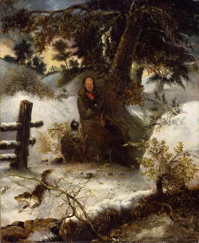 Дровосек by Джордж Лоринг Браун, 1838 — digital art print download