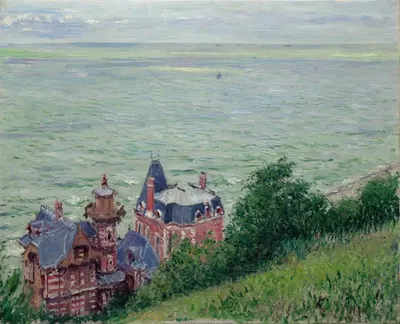 Виллы в Трувиле by Гюстав Каййботт, 1884 — digital art print download