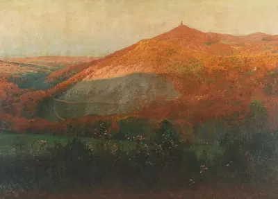 Херманскогель с видом на Габсбургварте by Генрих Томек, 1909 — digital art print download