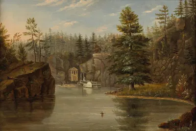 Ущелье Святого Круа by Генри Льюис, 1847 — digital art print download