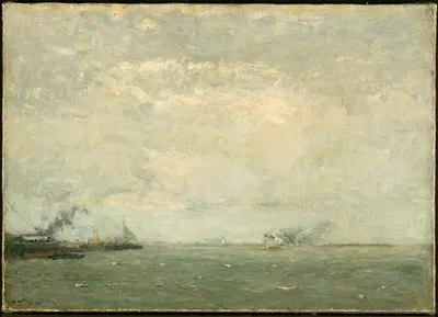 Seascape by Henry Ward Ranger, 1892 — digital art print download