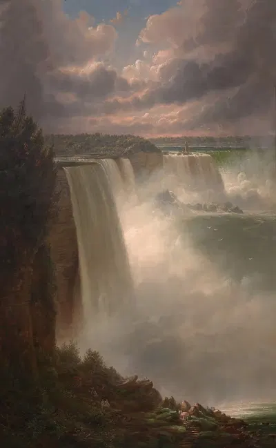 Ниагарский водопад by Фердинанд Рихардт — digital art print download