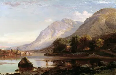 Река Гудзон в Колд-Спринг by Иоганн Германн Карменке, 1861 — digital art print download