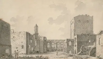 Porchester Castle, Hampshire by Капитан Фрэнсис Гроуз — digital art print download