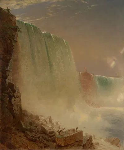 Niagara Falls by John Ferguson Weir, 1871 — digital art print download