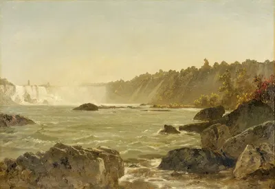 View of Niagara Falls by John Frederick Kensett — digital art print download