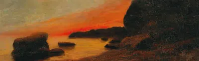 Закат на побережье Капри by Карл Вильгельм Диффенбах, 1900 — digital art print download
