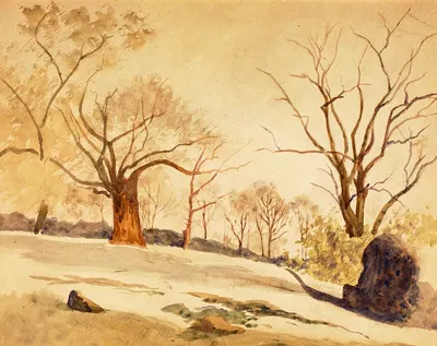 Autumn Landscape by Louis Michel Eilshemius — digital art print download