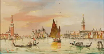 Венеция, в Бачино Сан Марко by Марко Грубач — digital art print download