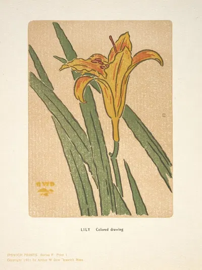 Ipswich Prints; Lily by Артур Уэсли Доу, 1901 — digital art print download