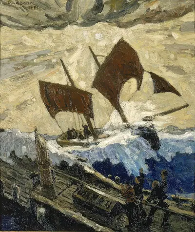 Инцидент на Ла-Манше by Макс Бом, 1919 — digital art print download