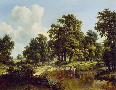The Outskirts of a Wood by Meindert Hobbema — digital art print download