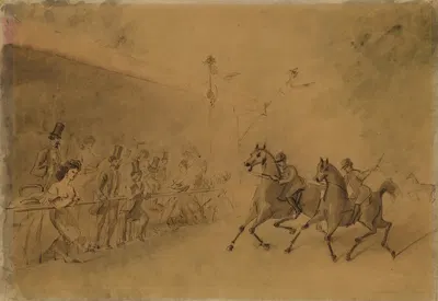 The races by Constantin Guys — digital art print download