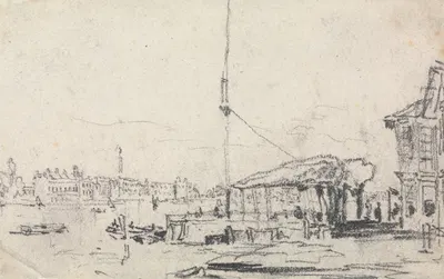 A View of the Scheldt by David Cox, 1826 — digital art print download