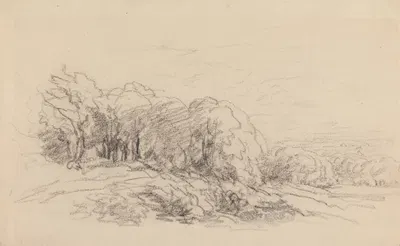 Landscape with Trees by David Cox — digital art print download