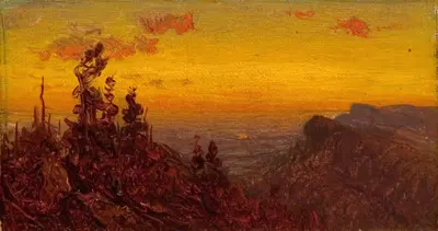 С Шаванганкских гор by Сэнфорд Робинсон Гиффорд, 1823-1880 — digital art print download