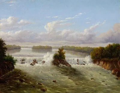 The Falls of St. Anthony by Seth Eastman, 1848 — digital art print download