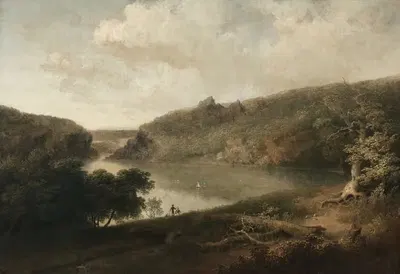 View of a Lake by Thomas Doughty — digital art print download