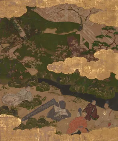 Wakamurasaki (The Young Murasaki or Lavender) by Tosa School — digital art print download