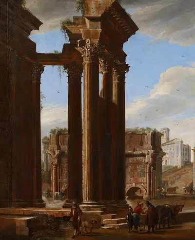 Вид на Римский форум by Вивиано Кодацци, 1615 — digital art print download