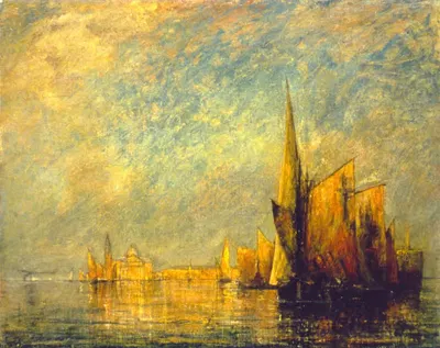 Sunset, San Giorgio, Venice by William Gedney Bunce — digital art print download