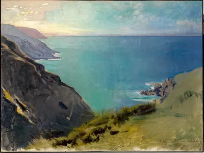 Корнуоллские утесы by Аббот Хандерсон Тейер, 1898 — digital art print download