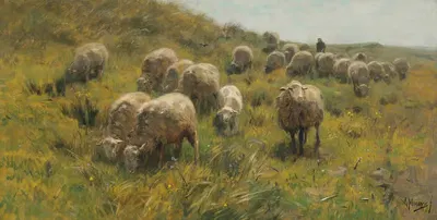 On The Dunes by Anton Mauve — digital art print download