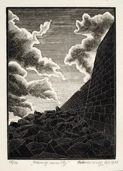 Мазуры против Неба by Арнольд Уилтц, 1936 — digital art print download