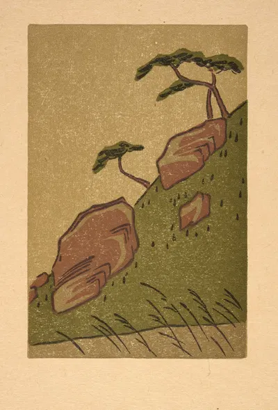 Печати Ипсвича; Цветовая схема от Хиросигэ, № 1 by Артур Уэсли Доу, 1902 — digital art print download