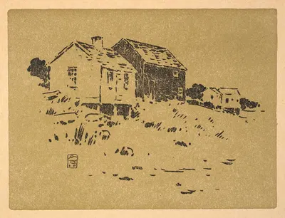 Ипсвичские гравюры; Черновик by Артур Уэсли Доу, 1902 — digital art print download