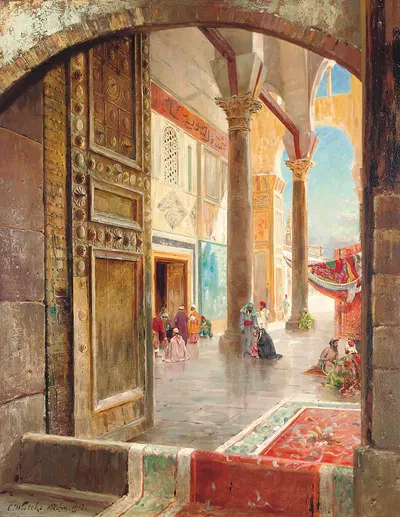 Великая Умейядская мечеть, Дамаск by Карл Вутке, 1913 — digital art print download