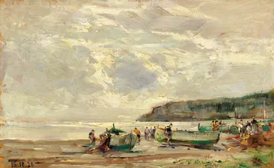 Spiaggia Di Noli by Carlo Follini — digital art print download