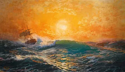 Marine by Diyarbakirli Tahsin, 1922 — digital art print download