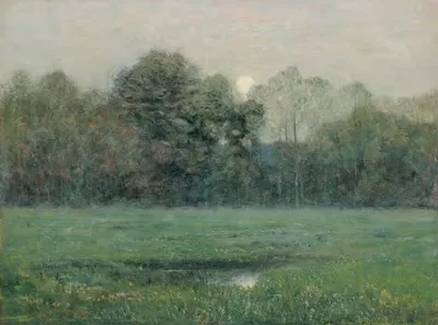 Летнее восходящее полнолуние by Двайт Уильям Трайон, 1892 — digital art print download