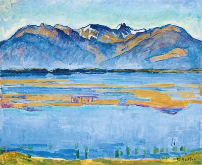 Montana Landscape With Becs De Bosson And Vallon De Réchy by Ferdinand Hodler, 1915 — digital art print download