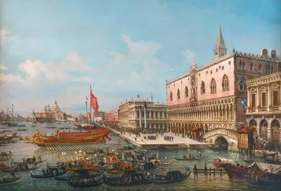 Отправление Бучинторо из Сан-Марко в Сан Николó дель Лидо by Франческо Занин — digital art print download