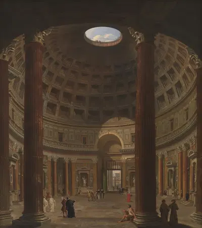 Интерьер Пантеона, Рим by Джованни Паоло Панино, 1706 – 1765 — digital art print download