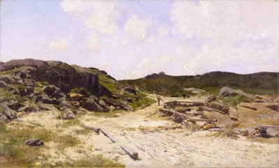 Lighthouse Beach, Annisquam by Hugh Bolton Jones — digital art print download