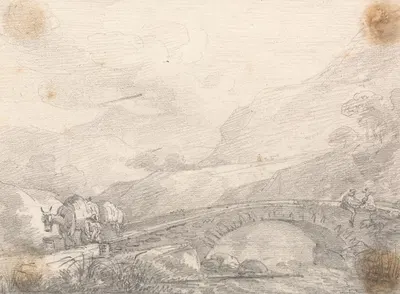 Dunmow by Джордж Хоуленд Бомонт, 1794 — digital art print download
