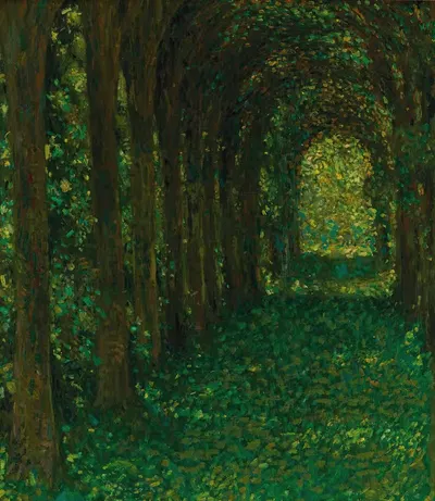 Зелена алея by Анри Ле Сиданер, 1905 — digital art print download