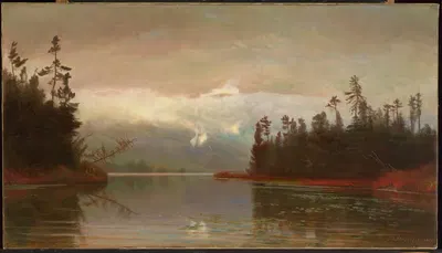Озеро в северных лесах by Гомер Додж Мартин, 1867 — digital art print download
