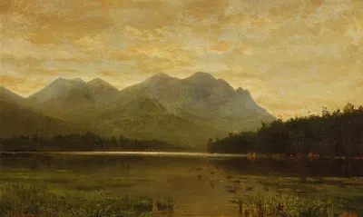 Верхнее озеро Аузабл by Гомер Додж Мартин, 1868 — digital art print download