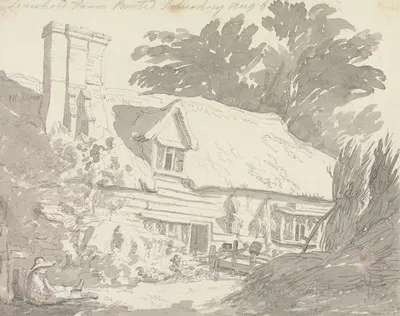 Leasehold Farm Boxted by Джордж Хоуленд Бомонт, 1791 — digital art print download