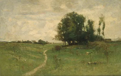 The Path To The Village by John Francis Murphy, 1882 — digital art print download