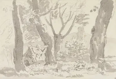 Mount Palatine by Джордж Хоуленд Бомонт, 1783 — digital art print download