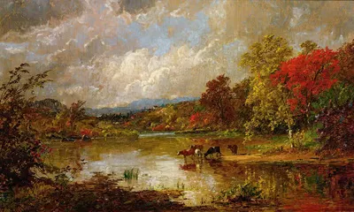 Осенний полдень by Джаспер Фрэнсис Кропси, 1886 — digital art print download
