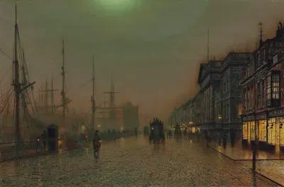 Рики, Глазго by Джон Аткінсон Гримшоу — digital art print download