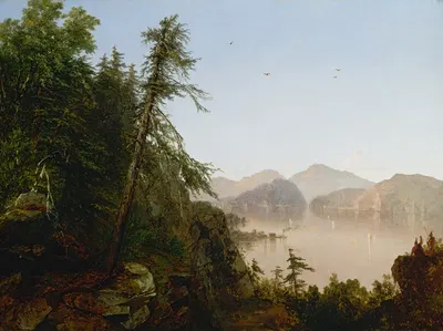 Along The Hudson by John Frederick Kensett, 1852 — digital art print download
